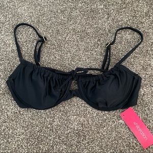 Xhilaration Black Bikini Top Size Small